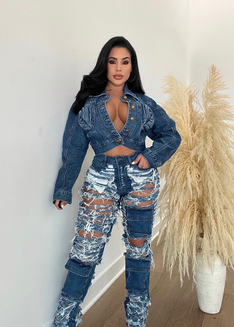 Lucky Ripped Jeans Denim 97 Cotton 3 Spandex 36 Diva Boutique Online