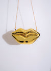 Just A Kiss Clutch Gold