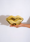 Just A Kiss Clutch Gold