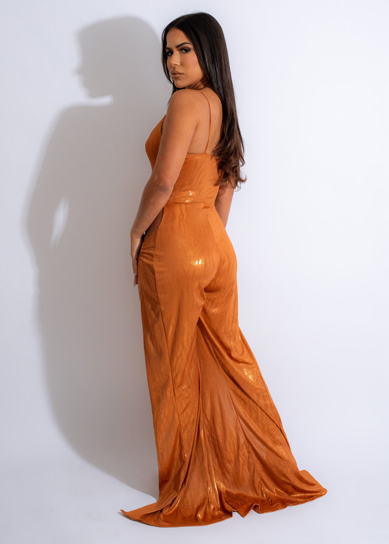 Pretty Girls Metallic Jumpsuit