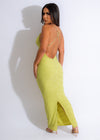 Found Love Maxi Starfish Dress Green