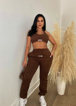 All A Dream Jogger Set Brown