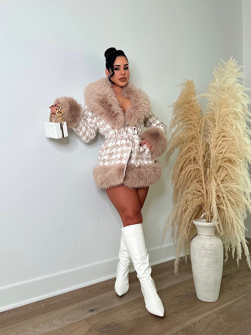 One Last Night Fur Coat Nude