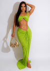 Looking For Me Skirt Set Lime Green