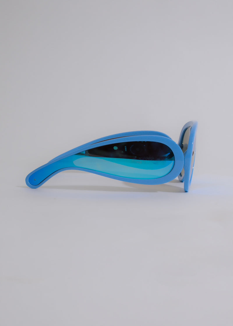 Make Me Famous Sunglasses Blue