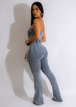 Make A Wish Denim Jumpsuit