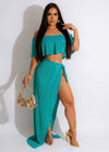 Be Here Now Skirt Set Green