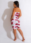 Pink Days Ruched Mini Dress