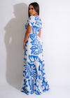 Elegant and comfortable maxi dress in a stunning shade of blue