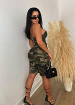 Disturbia Camo Cargo Short Set