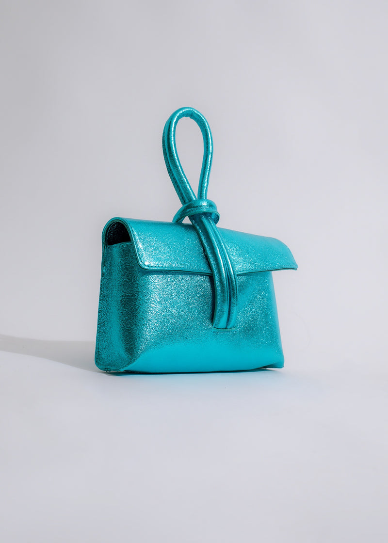 Stylish and sophisticated Dolce & Precious Glitter Handbag Blue with shimmering details and spacious interior