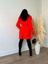 Dangerous Woman Fur Coat Orange