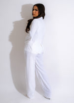 Hope You Love Linen Blazer White