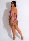 Free Failing Mesh Mini Dress