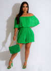 To Say I Love You Romper Green