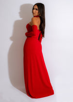 Drinks On Her Maxi Dress