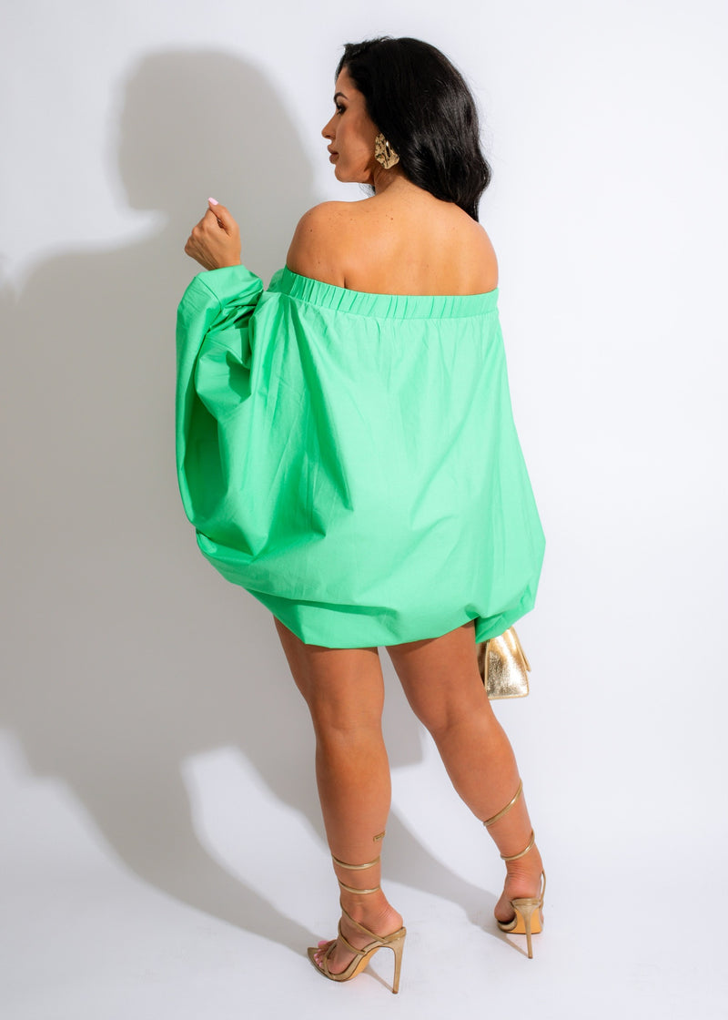 Everyday Essential Mini Dress Green