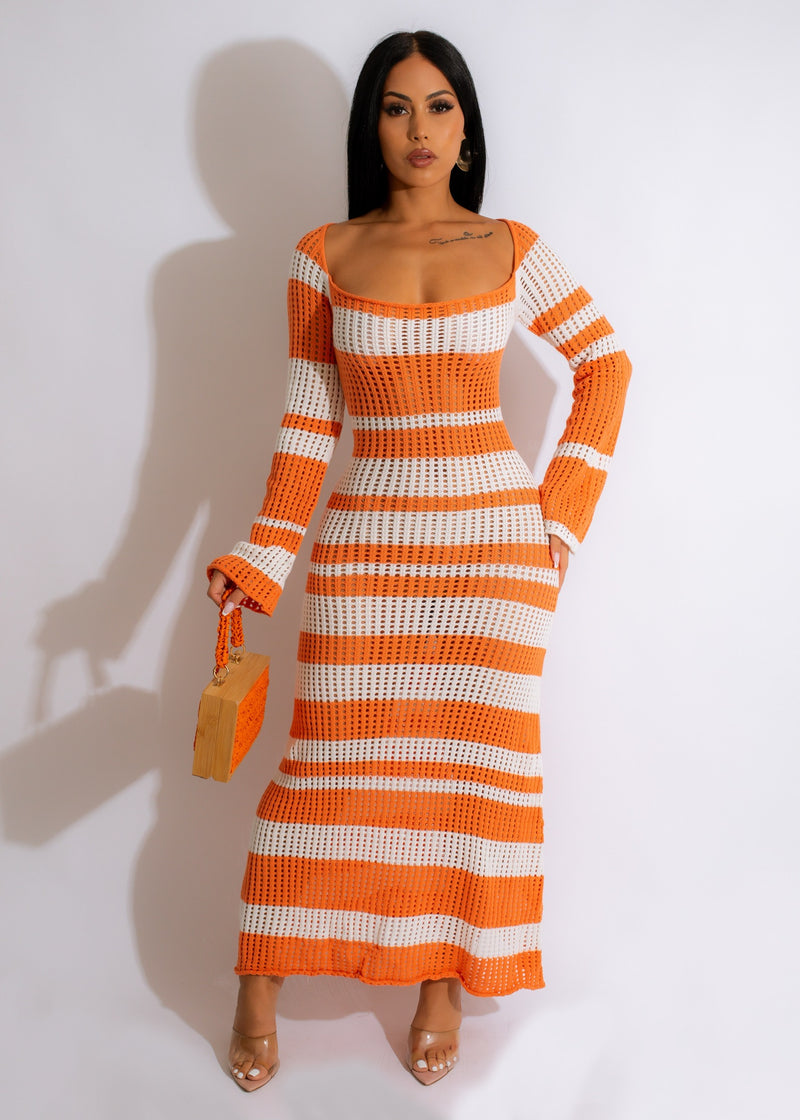 Last First Kiss Crochet Maxi Dress