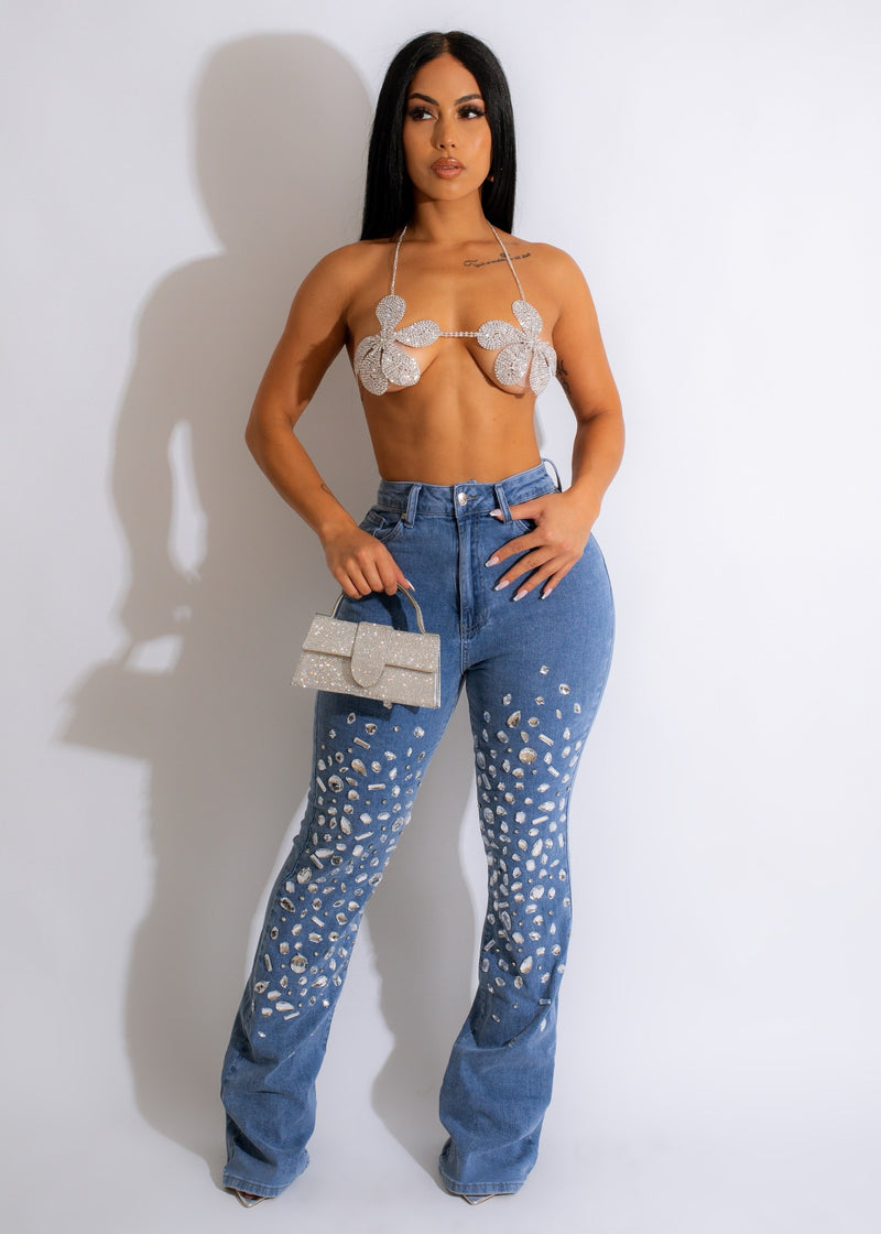 Made You Look Diamond Denim Jean