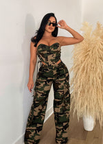 Can't See Me Camo Cargo Pant Set