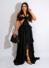 High Love Maxi Dress Black