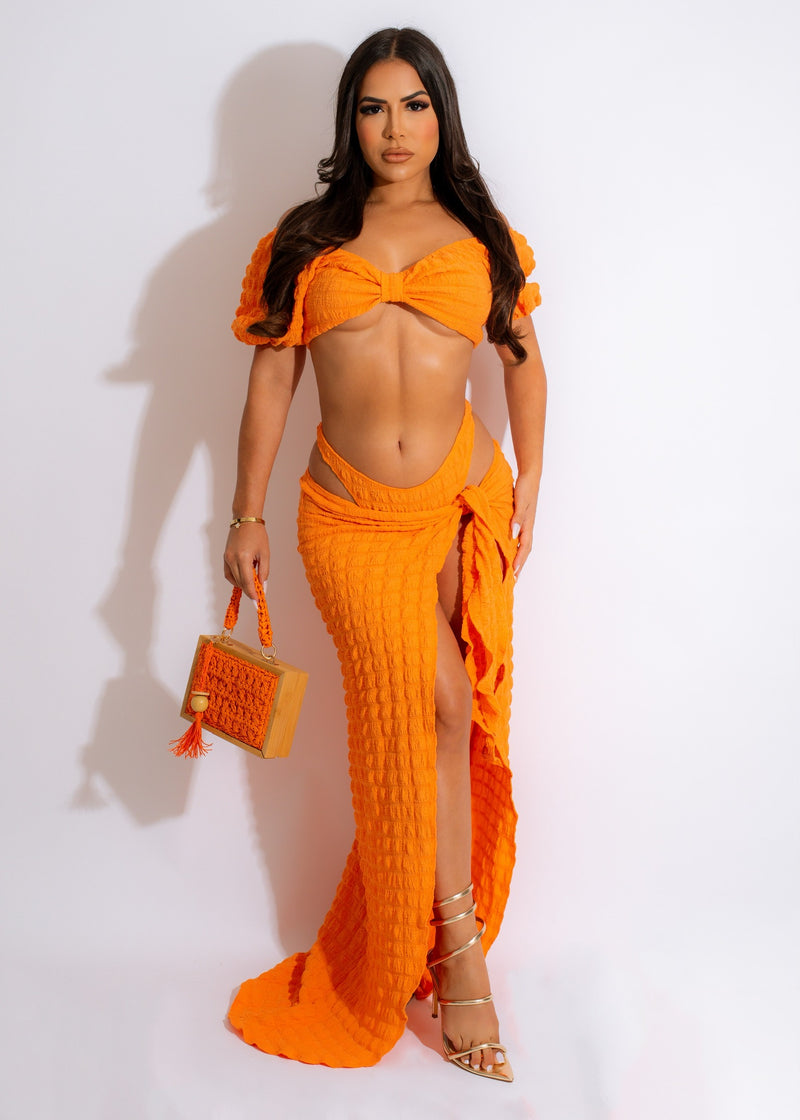 Love Tonight Popcorn Skirt Set