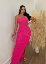 The Best Of Me Mesh Maxi Dress Pink