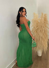 The Best Of Me Mesh Maxi Dress Green