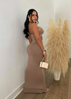 Midnight Train Skirt Set Nude
