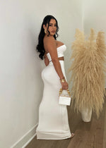 Midnight Train Skirt Set White