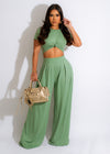 Living The Best Life Legging Set Green