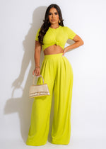 Living The Best Life Legging Set Lime Green