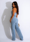 Take Me On Denim Jumpsuit
