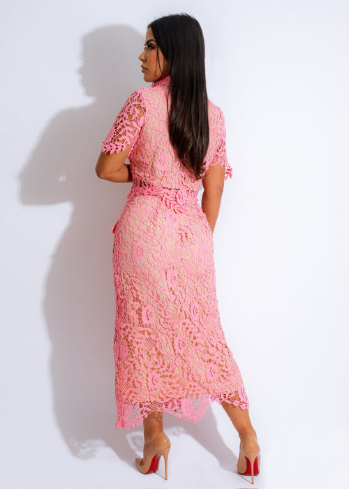 Sweet Talk Lace Skirt Set