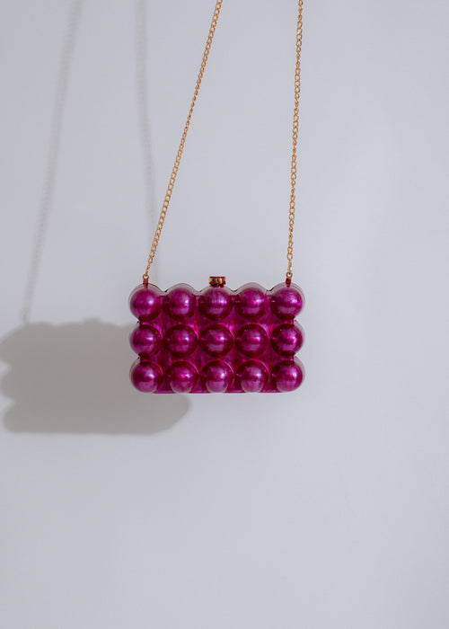  Luxurious and high-quality purple clutch purse with intricate detailing and versatile design for any occasion