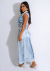 Get Right Rhinestones Skirt Set
