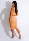Business Talk Skirt Set Orange