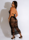 I'm The Vision Crochet Cover Up Black - stylish and versatile beachwear