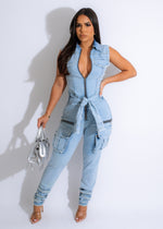 Gimme More Denim Jumpsuit