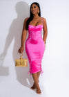 Words Of The Soul Midi Dress Pink
