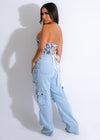 Sightseeing Tour Corset Blue