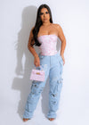 Sightseeing Tour Corset Pink
