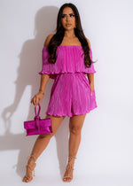 To Say I Love You Romper Purple