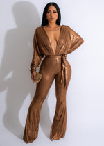 Always Perfect Metallic Jumpsuit