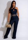 Shiny Happy People Denim Jumpsuit