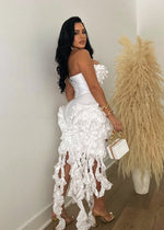 My Moment Bandage Midi Dress White