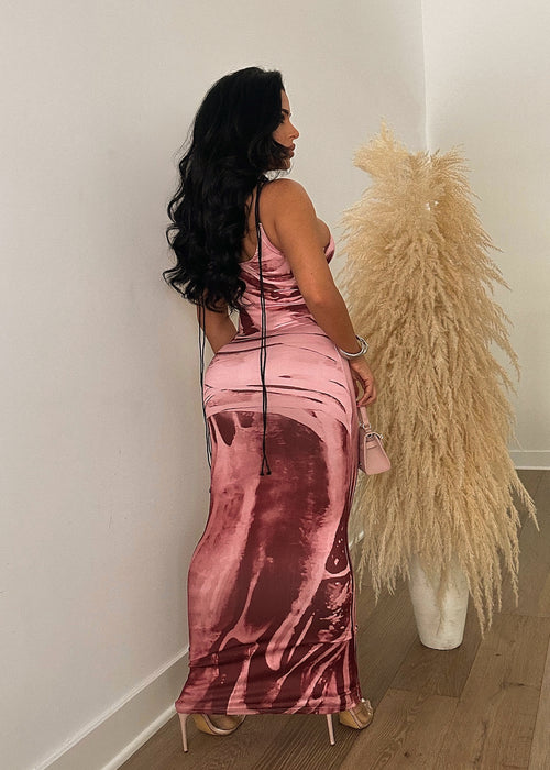 His Muse Maxi Dress Pink
