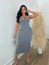 What A Girl Wants Sweater Midi Dress