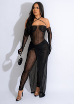 Night Of Fun Mesh Skirt Set