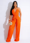 Saving All My Love Jumpsuit Orange
